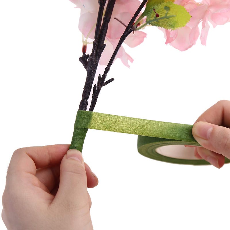 CCINEE 4 Rolls Floral Tapes Bouquet Stem Wrap for Flowers Making Floral Arrangement 0.5 Inch Wide by 30 Yard - Image 4